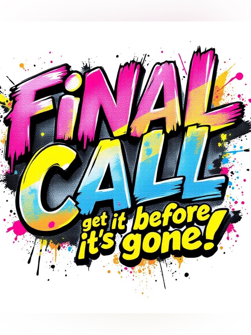 Cleaning out the closet !! final call